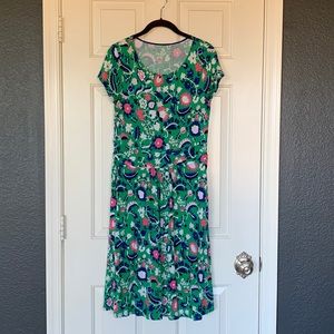 Boden Amelie floral petite dress jersey